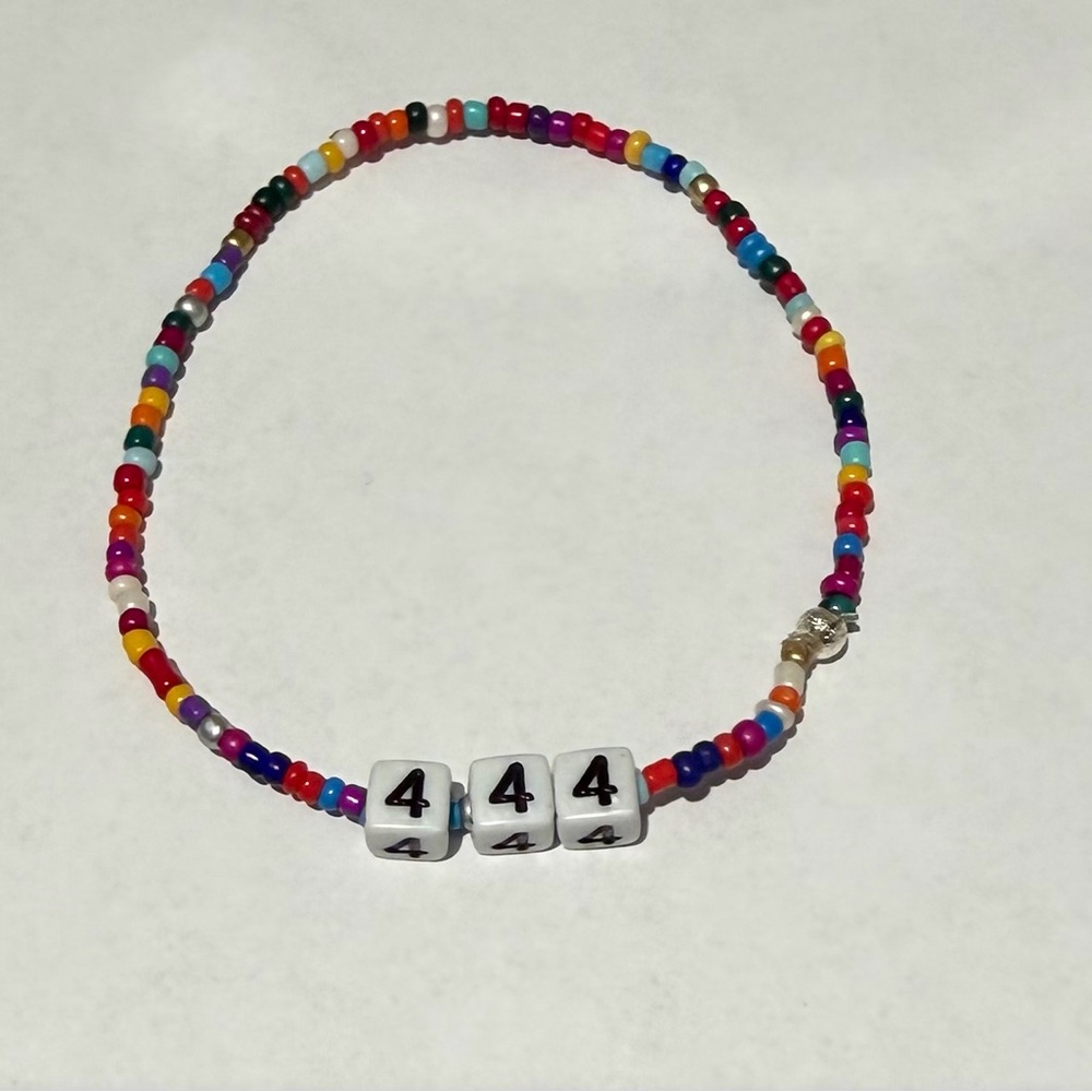 Spiritual Numbers Beaded Bracelet with Number Beads